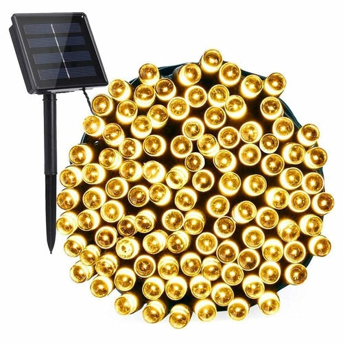 200LED Solar Strings 72ft 8 Modes Waterproof Solar Christmas Lights