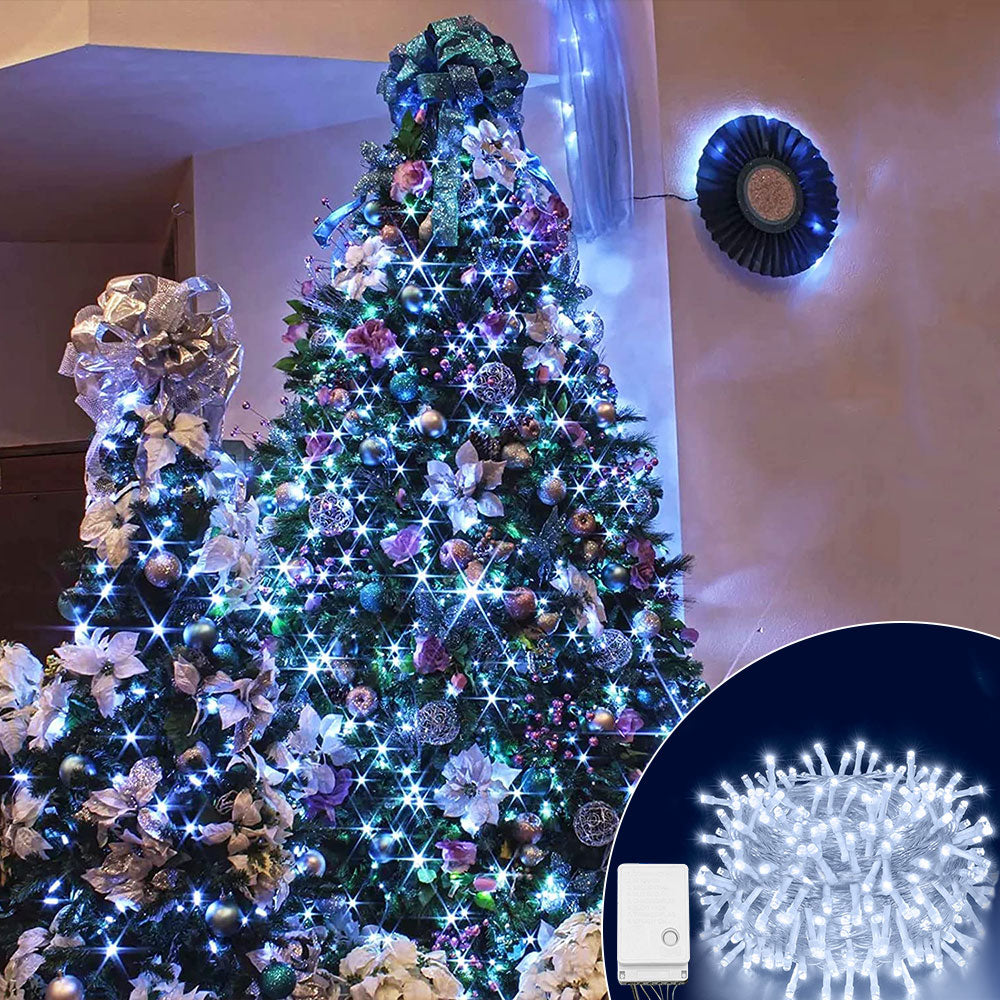 Christmas Lights Outdoor Decorations 100 LED 33Ft 8 Modes