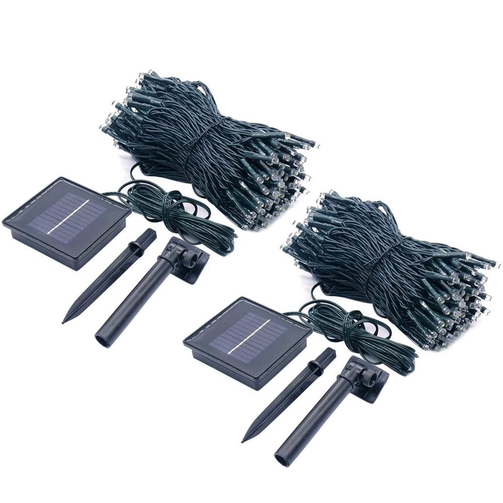 200LED Solar Strings 72ft 8 Modes Waterproof Solar Christmas Lights