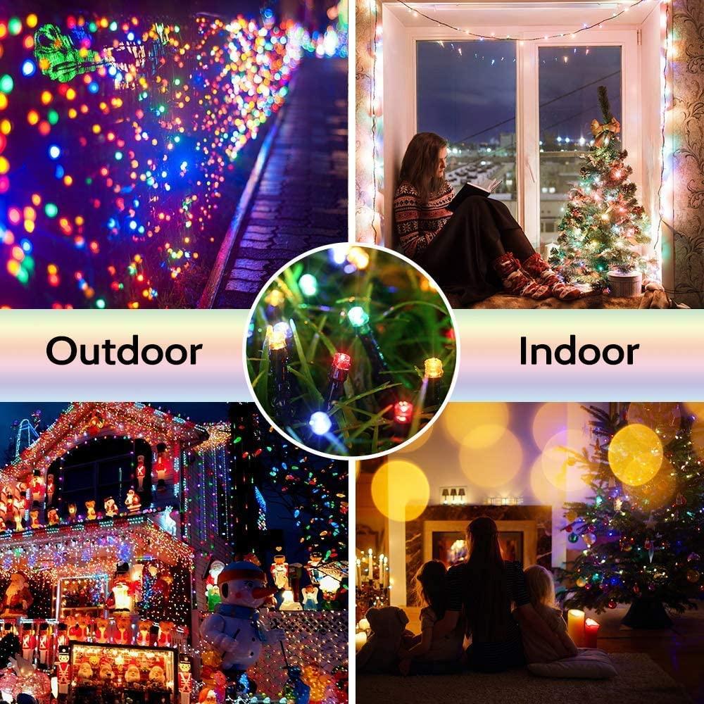 200LED Solar Strings 72ft 8 Modes Waterproof Solar Christmas Lights