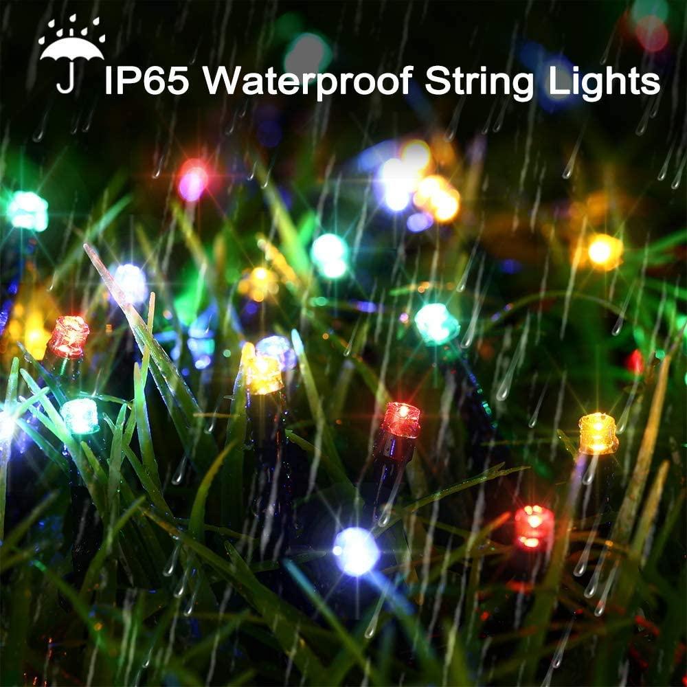200LED Solar Strings 72ft 8 Modes Waterproof Solar Christmas Lights