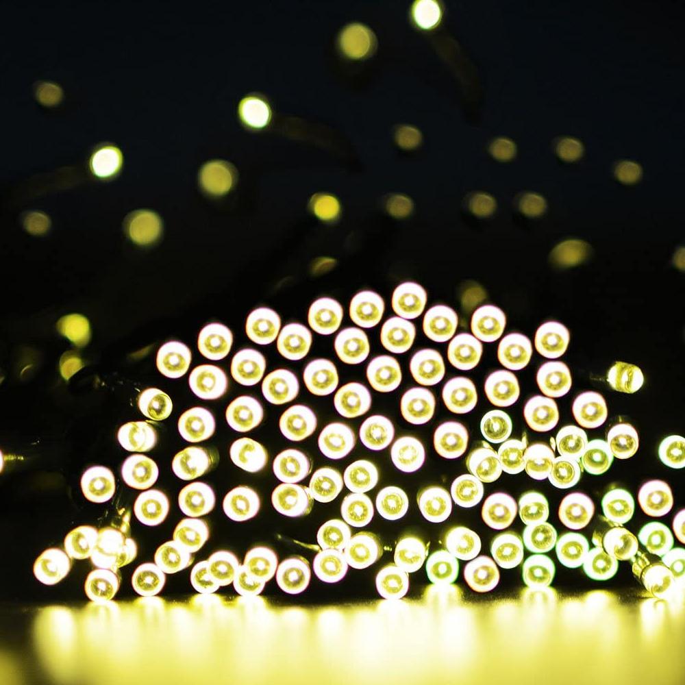 200LED Solar Strings 72ft 8 Modes Waterproof Solar Christmas Lights